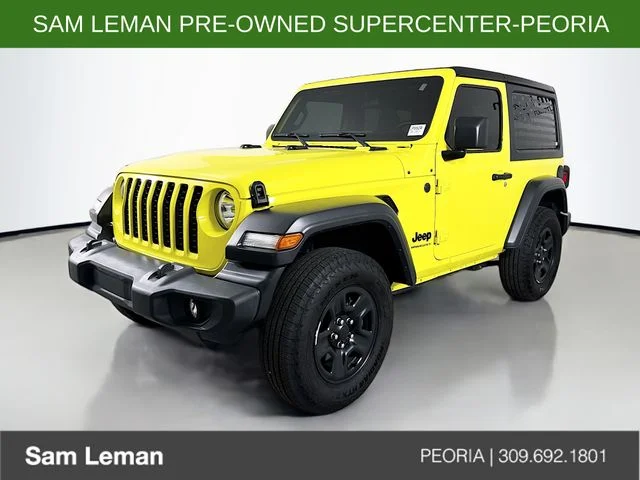 Used 2024 Yellow Jeep Sport image 3