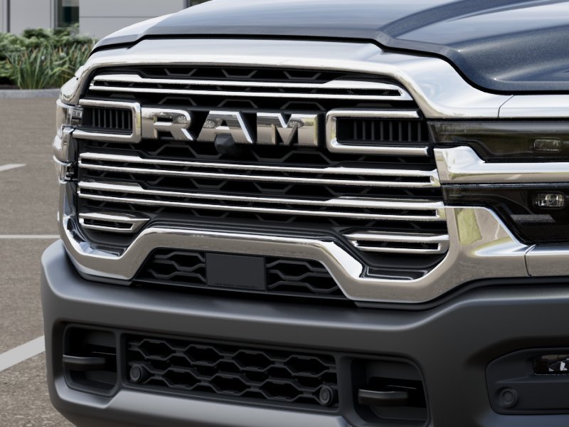 New 2025 Diamond Black Crystal Pearl-Coat Exterior Paint RAM Laramie image 8