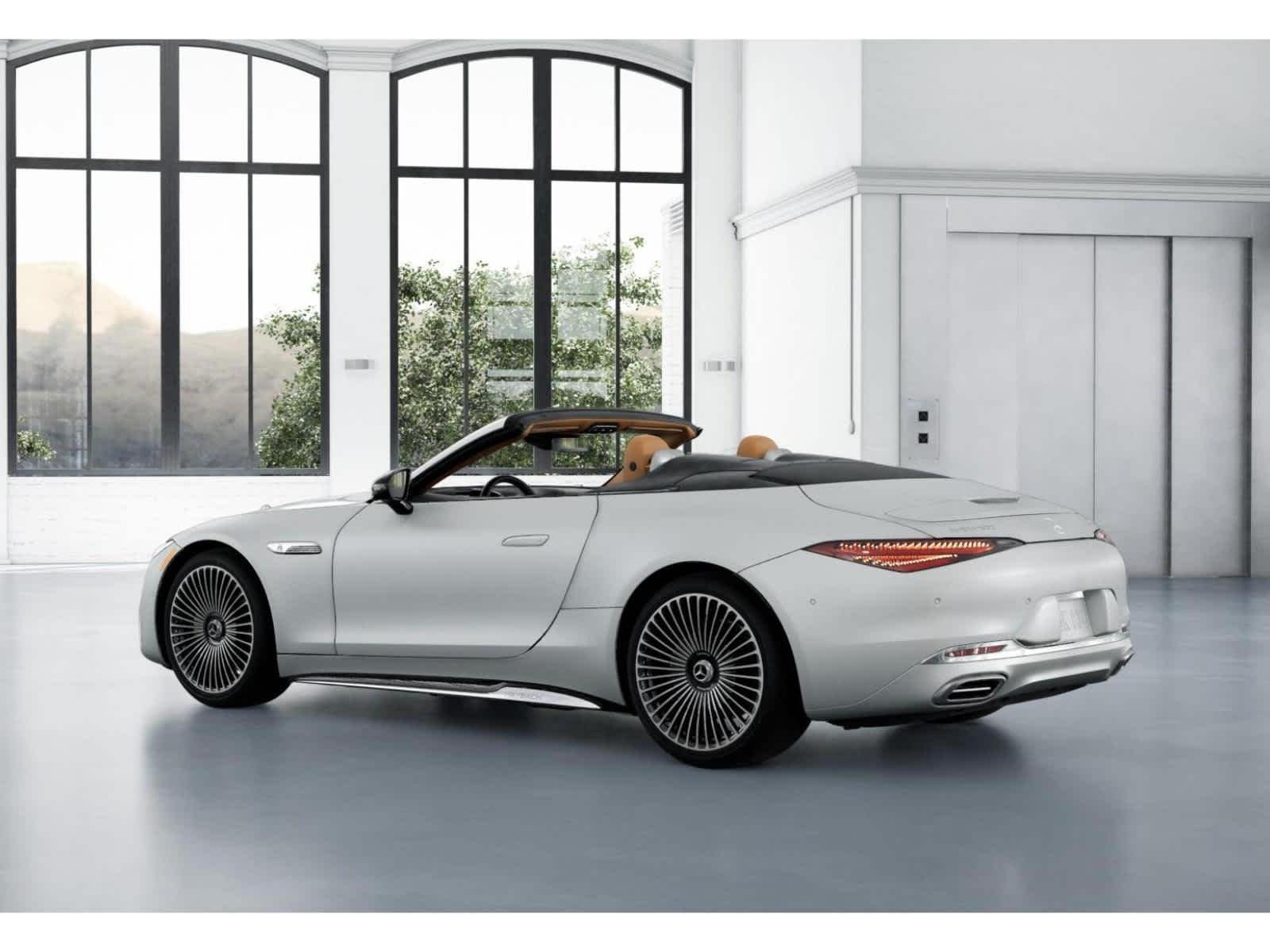 New 2027 MANUFAKTUR Moonlight White Magno Mercedes-Benz Maybach SL 680 Monogram Series image 29