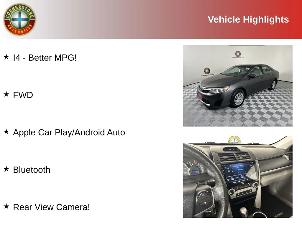 Used 2013 Toyota Camry LE with VIN 4T1BF1FK6DU654582 for sale in Elk River, MN