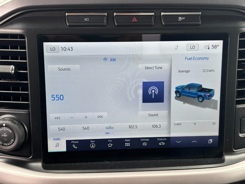 Used 2023 Antimatter Blue Metallic Ford XLT image 20