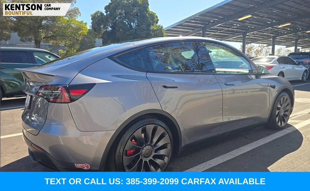 Used 2024 Silver Tesla Performance image 2