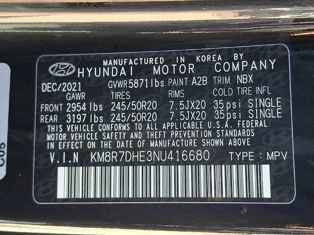 Used 2022 Black Hyundai Calligraphy image 28
