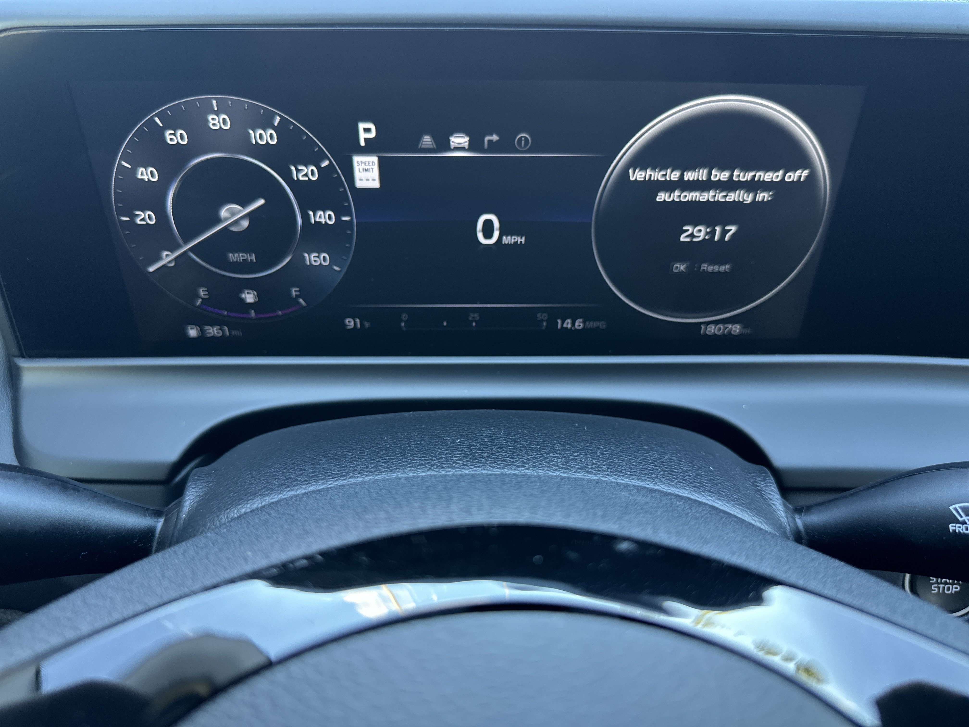 Used 2024 Pluton Blue/Black Roof Kia SX image 26
