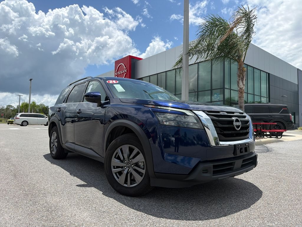 Certified Used 2024 Blue Nissan SV image 2
