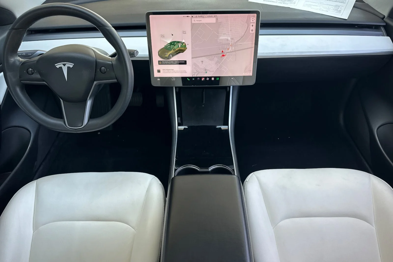 Used 2019 White Tesla Standard Range Plus image 13