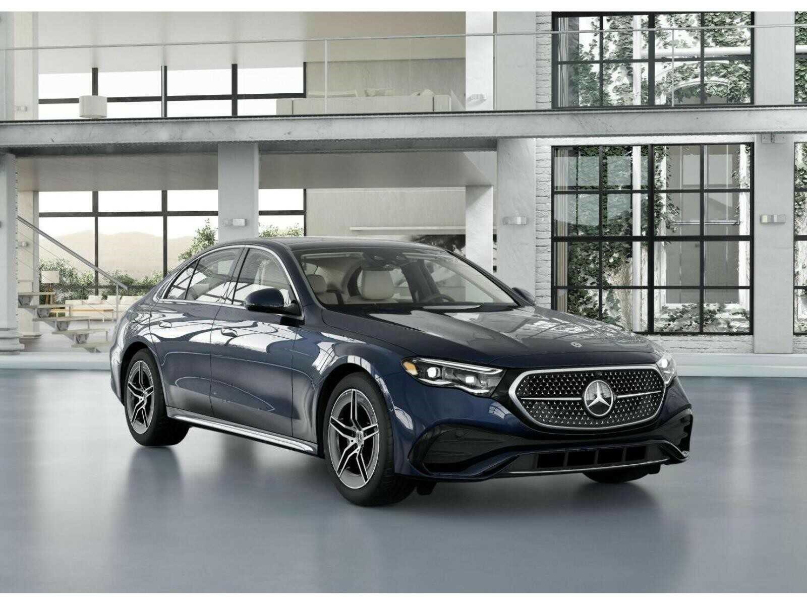 New 2026 Nautical Blue Metallic Mercedes-Benz E 350 4D Sedan image 11