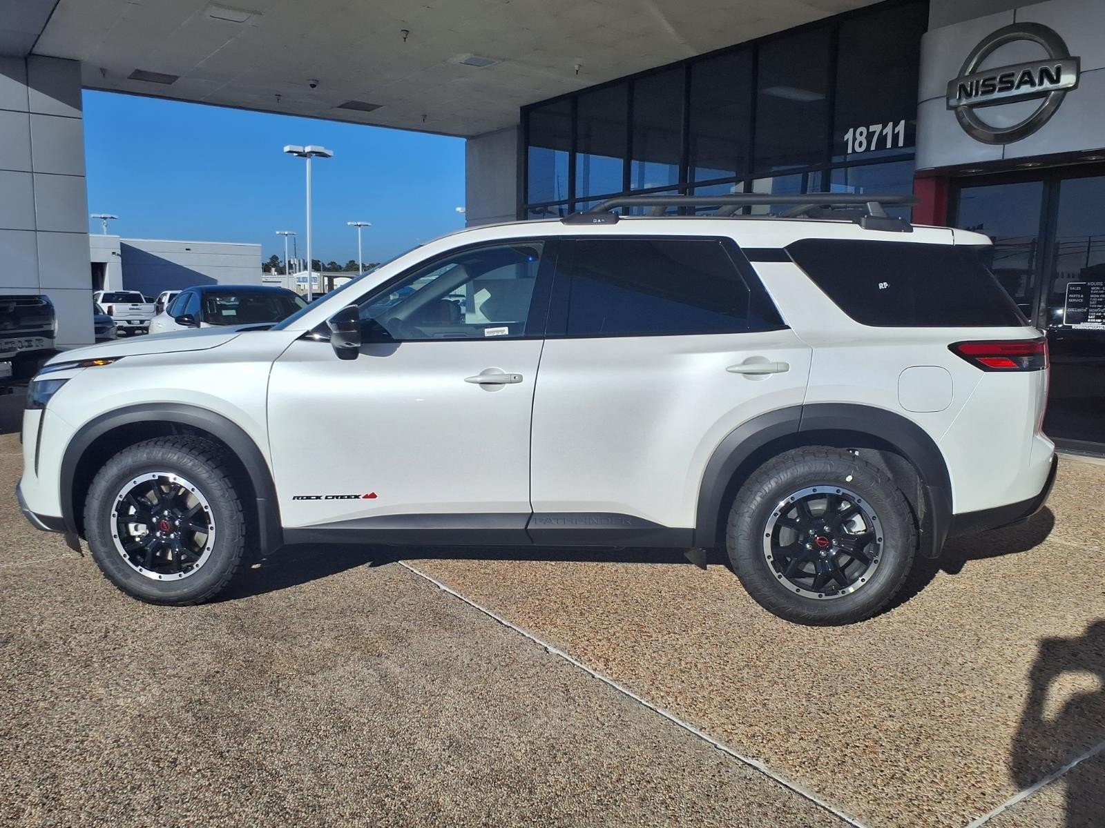 2026 Nissan Pathfinder Rock Creek® White at Robbins Nissan