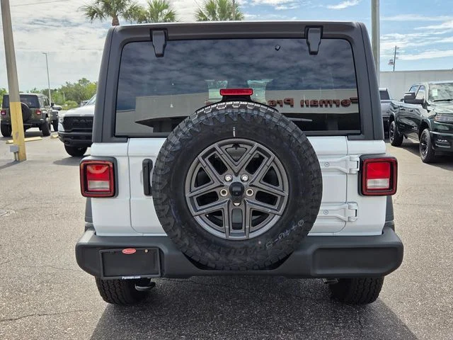 New 2026 Bright White Clear-Coat Exterior Paint Jeep Sport S image 6