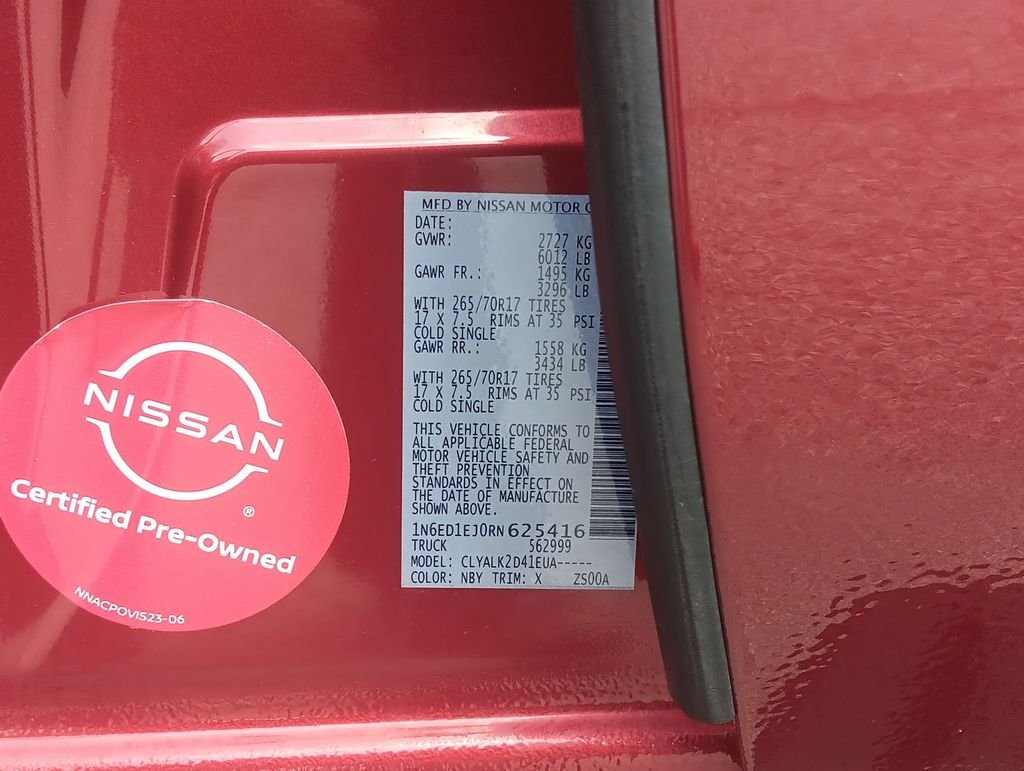 2024 Nissan Frontier PRO-X - Photo 30