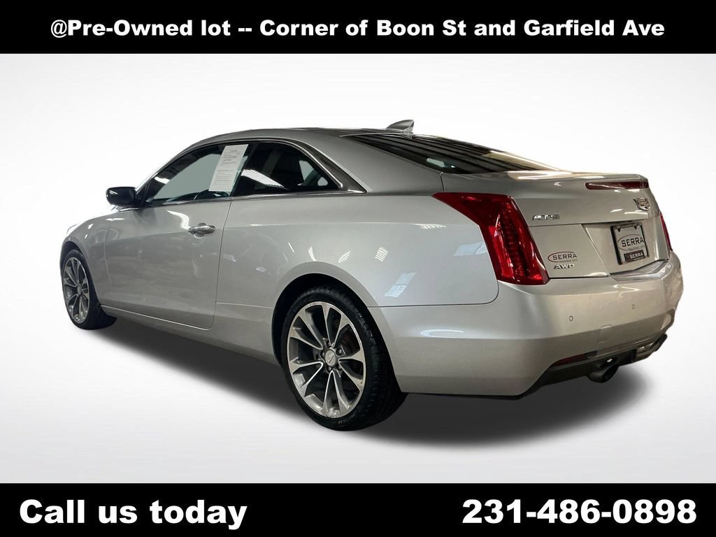 Used 2017 RADIANT SILVER METALLIC Cadillac Luxury AWD image 3