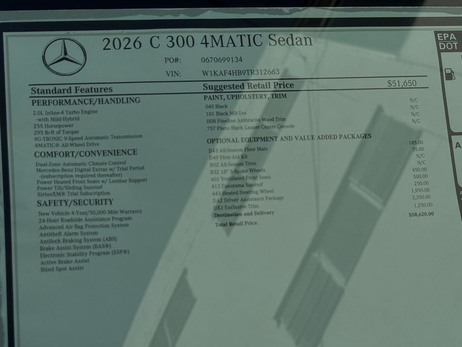 New 2026 Black Mercedes-Benz C 300 image 23