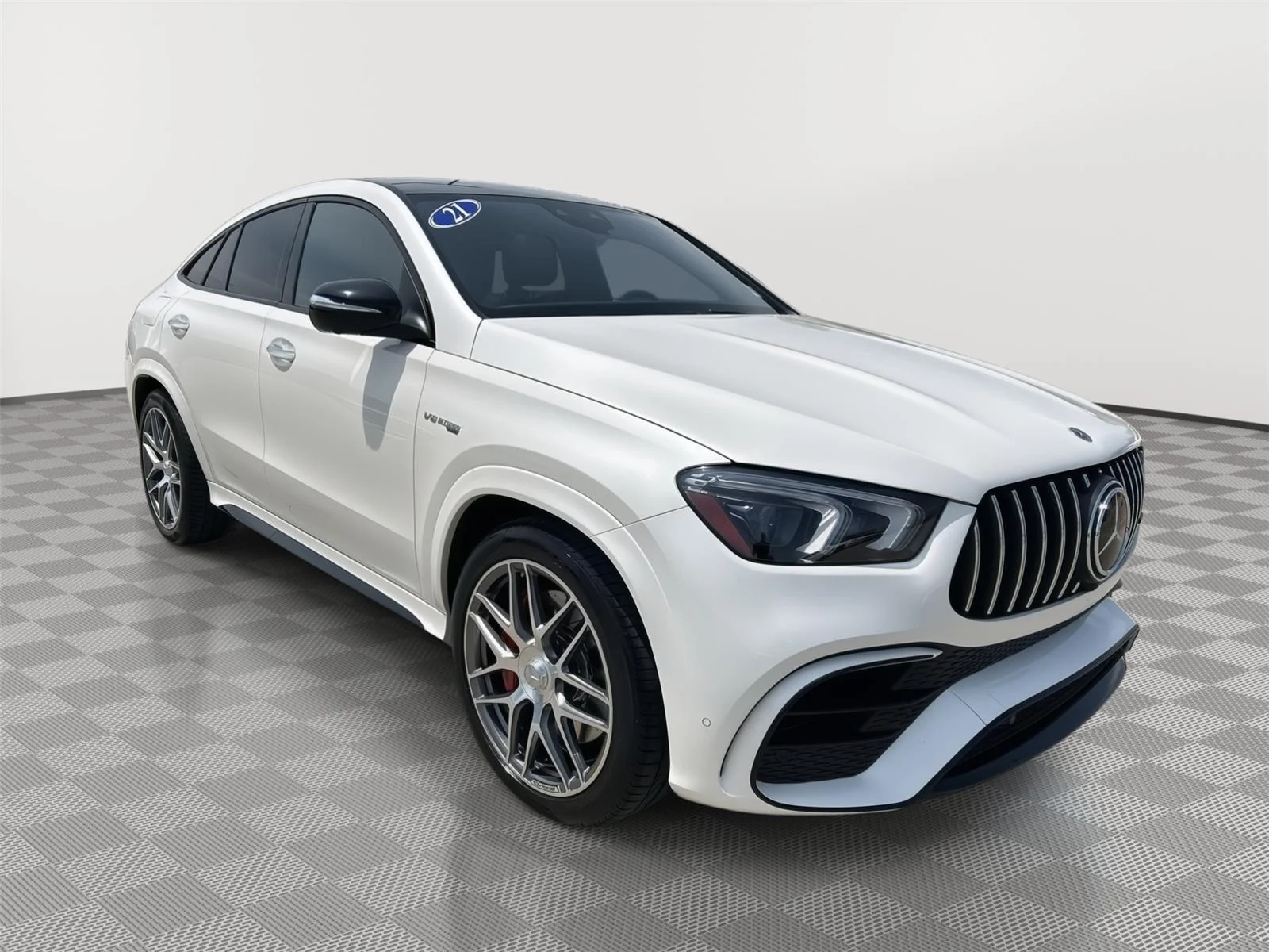 Certified Used 2021 designo Diamond White Metallic Mercedes-Benz AMG® GLE 63 S image 1