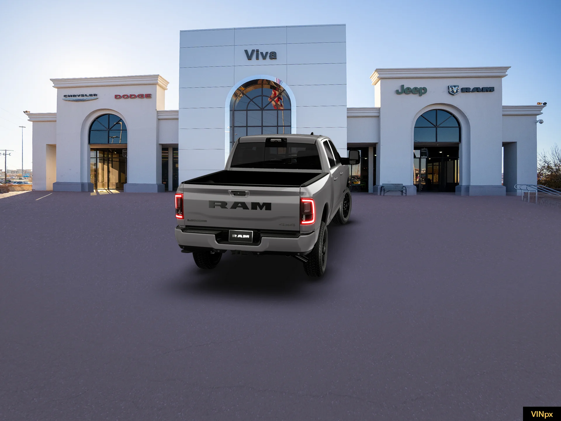 New 2026 Ceramic Gray Clear-Coat Exterior Paint RAM LARAMIE image 26
