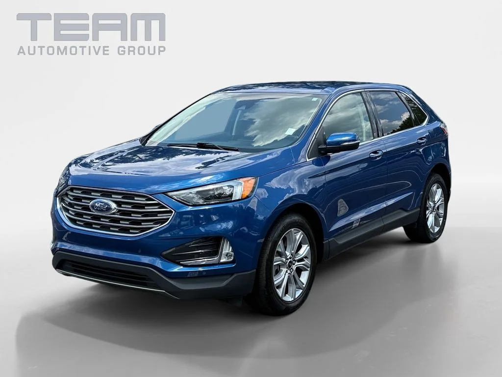 Used 2024 Blue Ford Titanium image 3