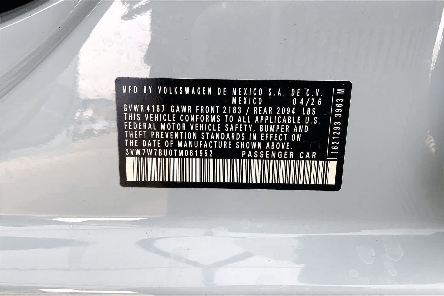 New 2026 Monument Gray Volkswagen SE image 22