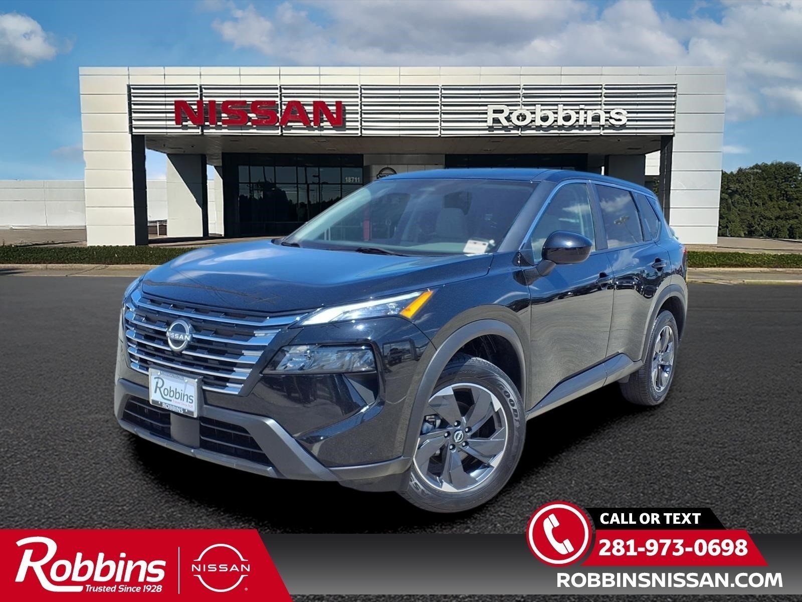 2024 Nissan Rogue SV Black at Robbins Nissan