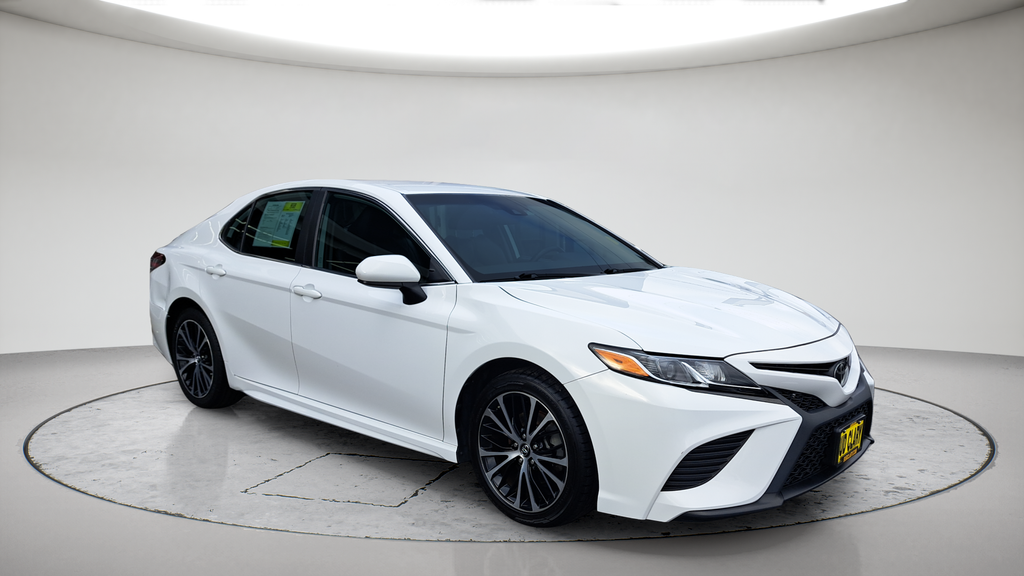 Used 2019 White Toyota SE image 1