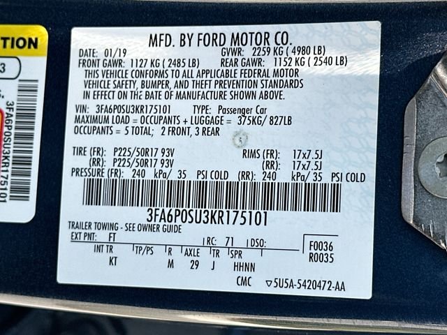 Used 2019 Blue Ford Titanium image 34