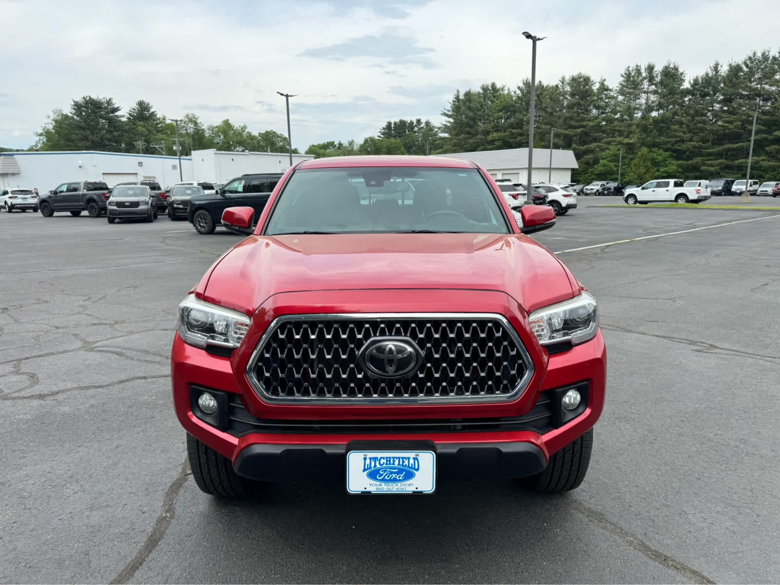 Certified Used 2019 Barcelona Red Metallic Toyota TRD Off Road image 9