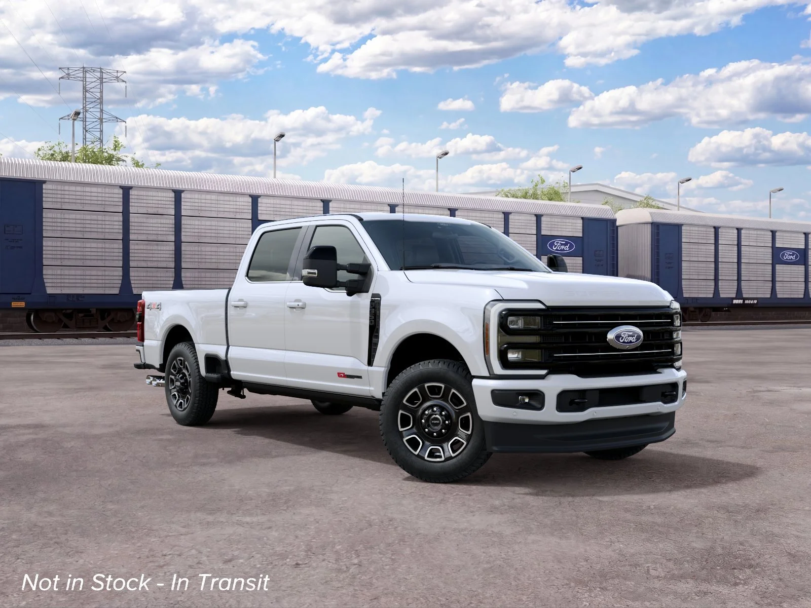 New 2027 Star White Metallic Tri-Coat Ford F-350® Platinum® image 4
