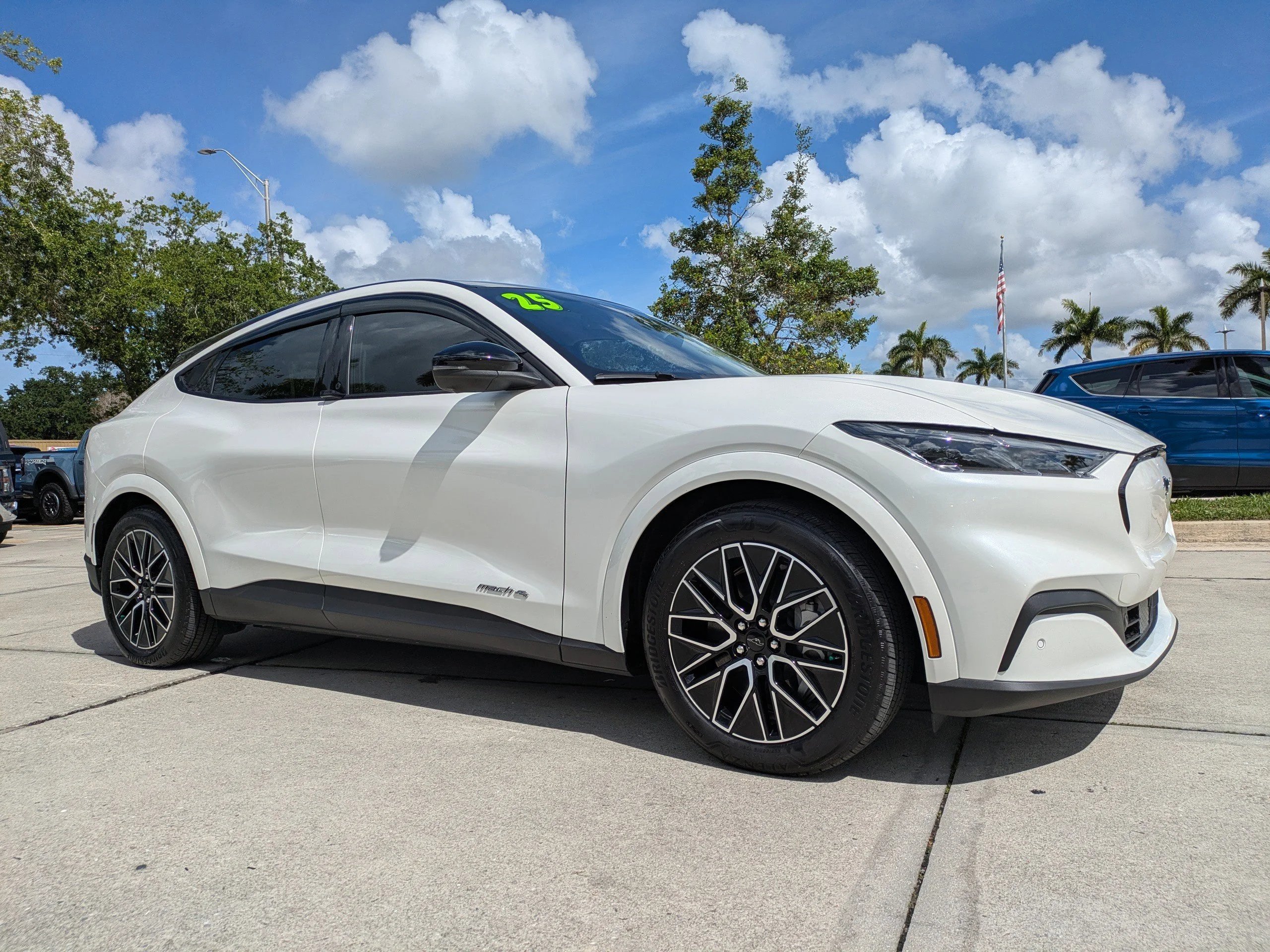 Used 2025 Ford Mustang Mach-E Premium AWD with VIN 3FMTK3SUXSMA50201 for sale in Naples, FL