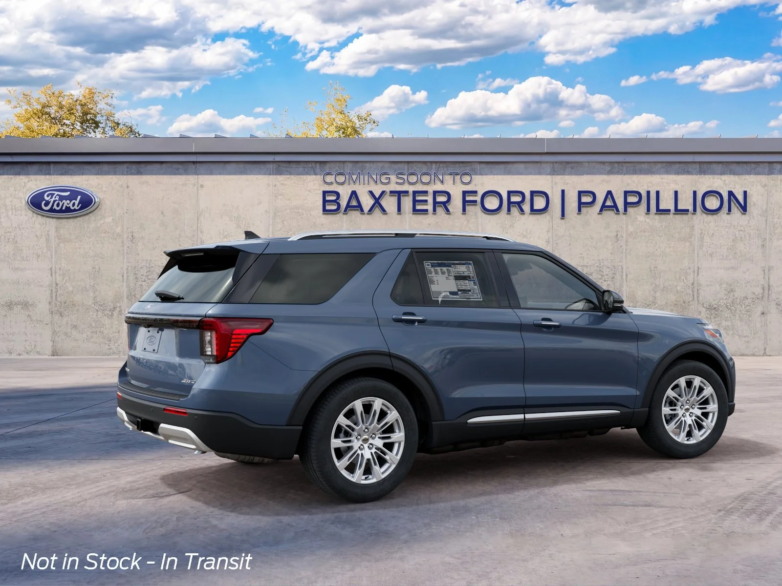 New 2027 Vapor Blue Metallic Ford Platinum image 44