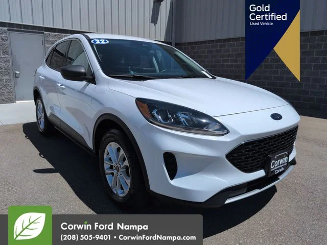 Certified Used 2022 White Ford SE image 1