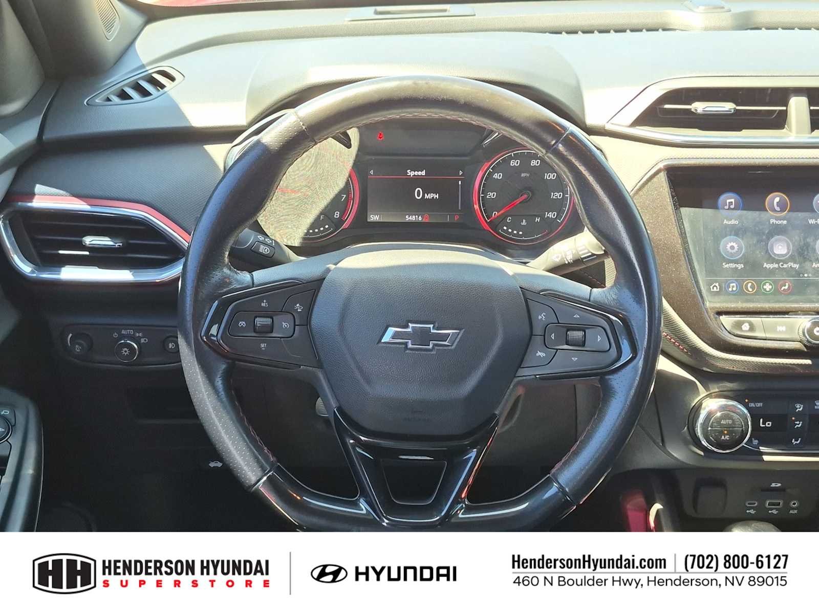 Used 2021 Scarlet Red Metallic Chevrolet RS image 22