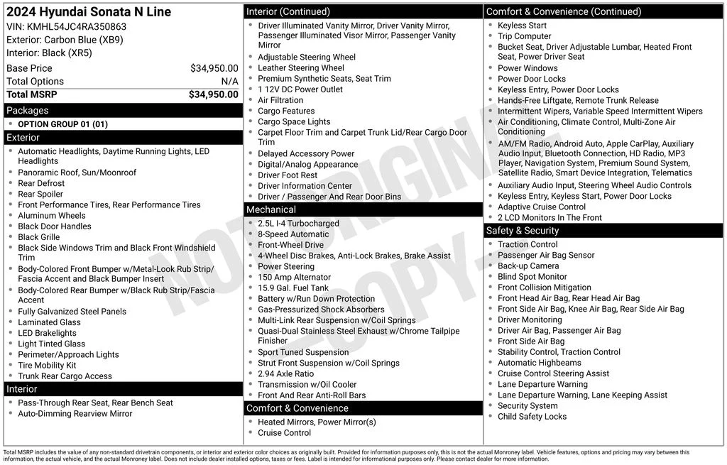 Used 2024 Blue Hyundai N Line image 17
