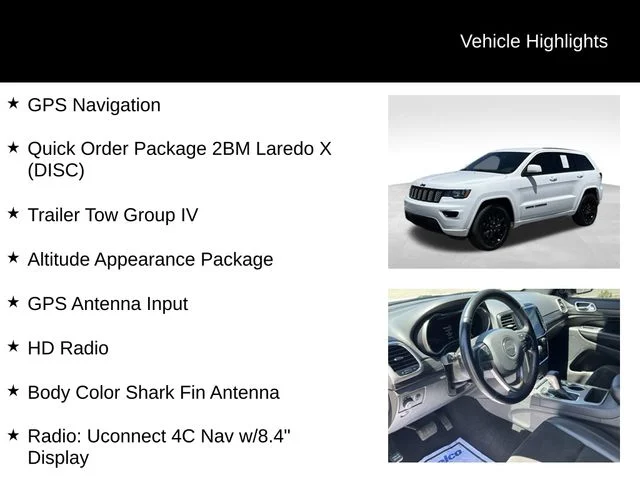 Used 2021 White Jeep Laredo X image 8