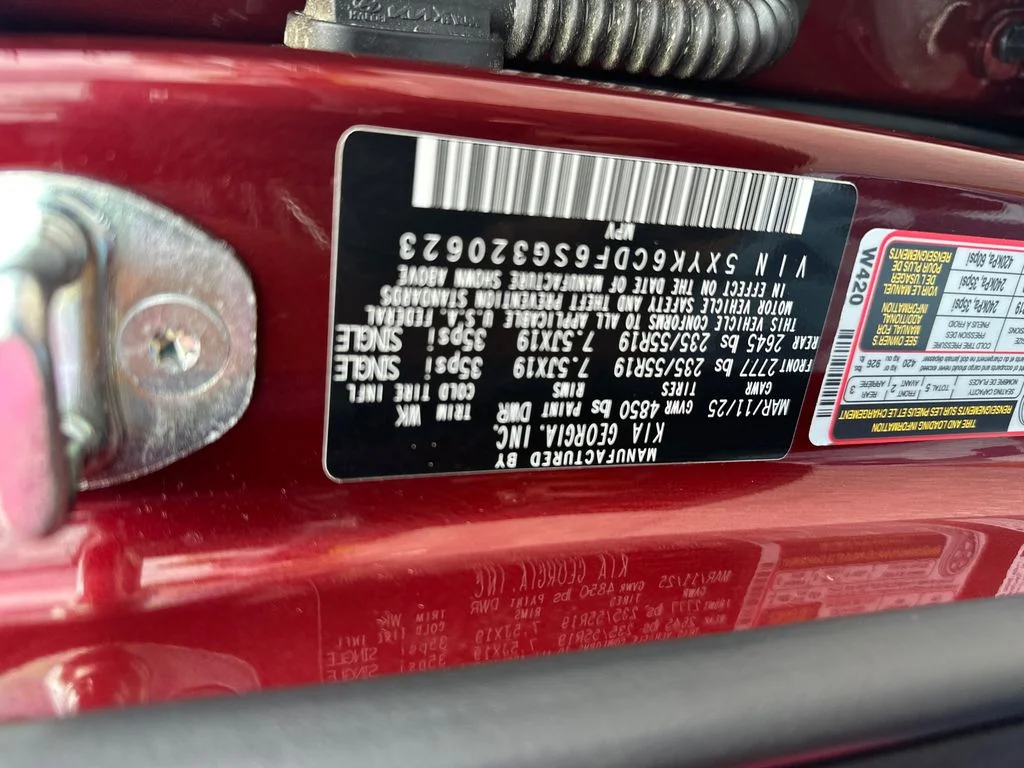 Certified Used 2025 Red Kia X-Line image 33