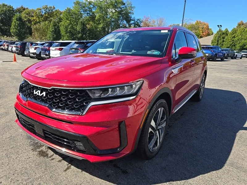 Used 2023 Red Kia EX image 3