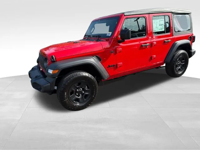 New 2026 Firecracker Red Clearcoat Jeep Sport image 3