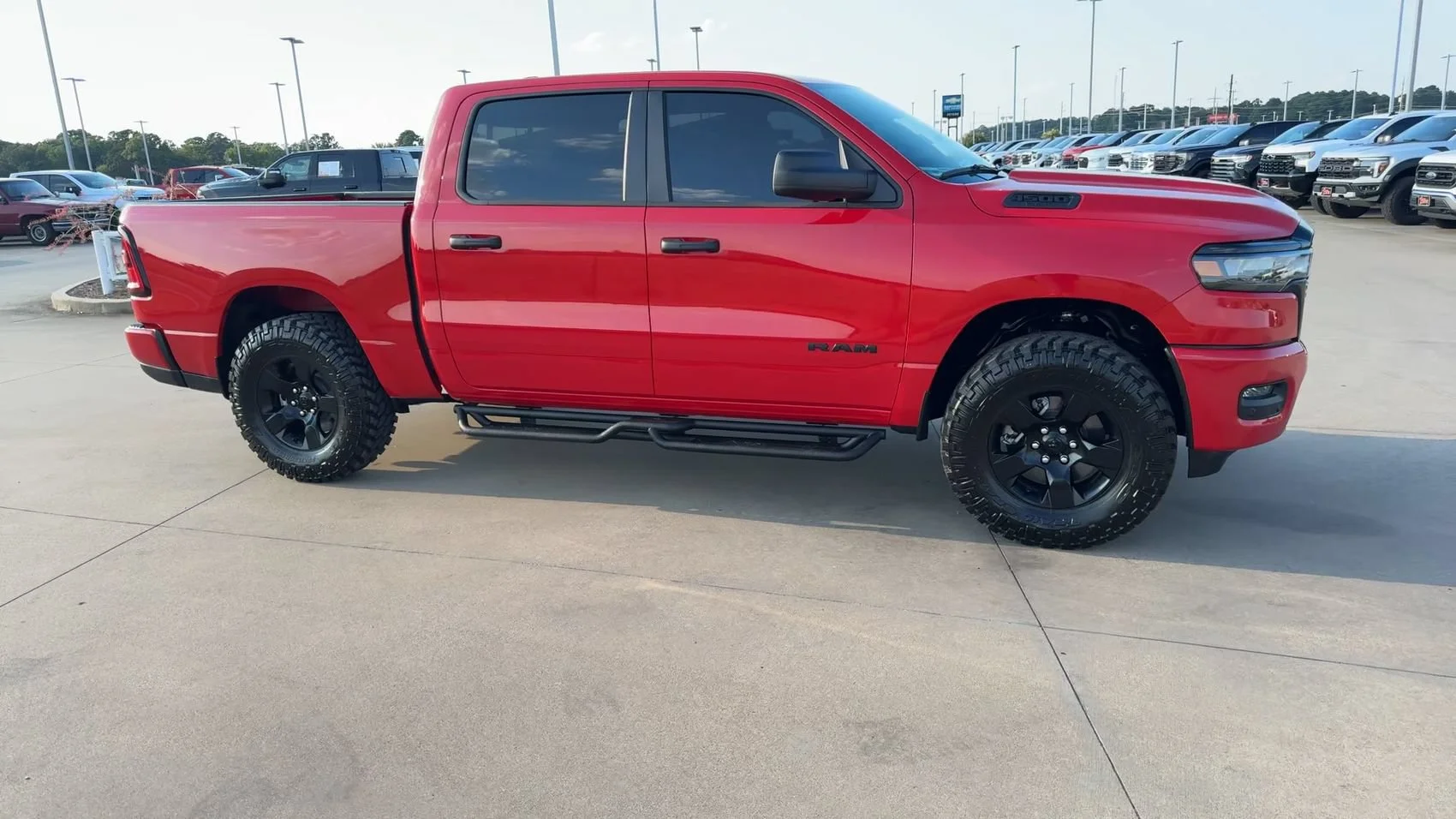 Used 2025 Flame Red Clearcoat Ram Tradesman image 9