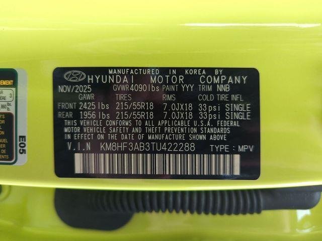 New 2026 Yellow Hyundai SEL Sport FWD image 16