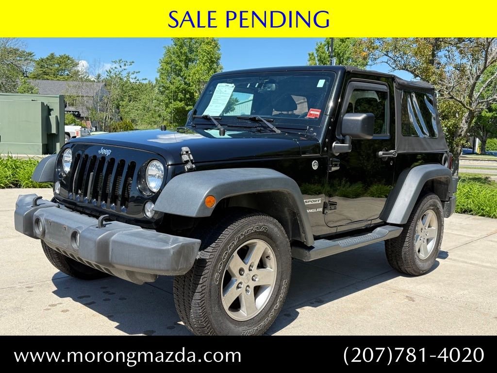 Used 2015 Jeep Wrangler Sport with VIN 1C4AJWAG9FL741402 for sale in Falmouth, ME