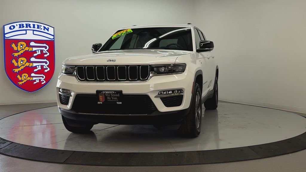 Used 2024 Bright White Clearcoat Jeep 4xe image 9