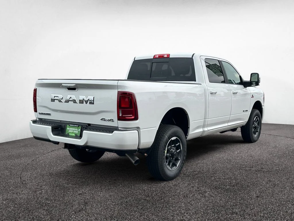 New 2026 Bright White Clear-Coat Exterior Paint RAM Laramie image 5