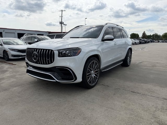 Certified Used 2025 Moonlight White Metallic Mercedes-Benz GLS 63 AMG® image 3