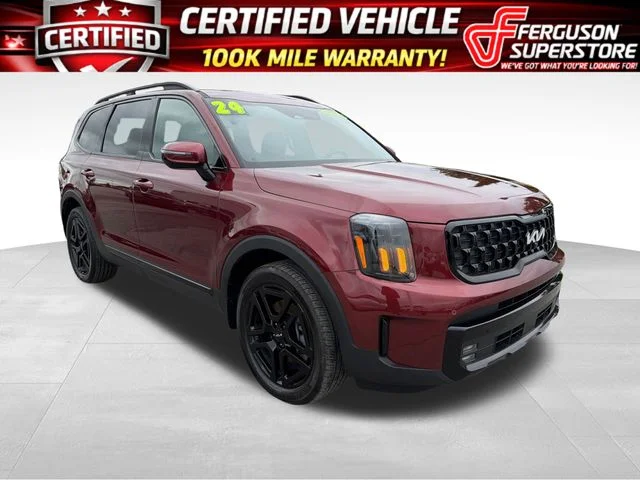 Used 2024 Red Kia SX-Prestige X-Line image 1