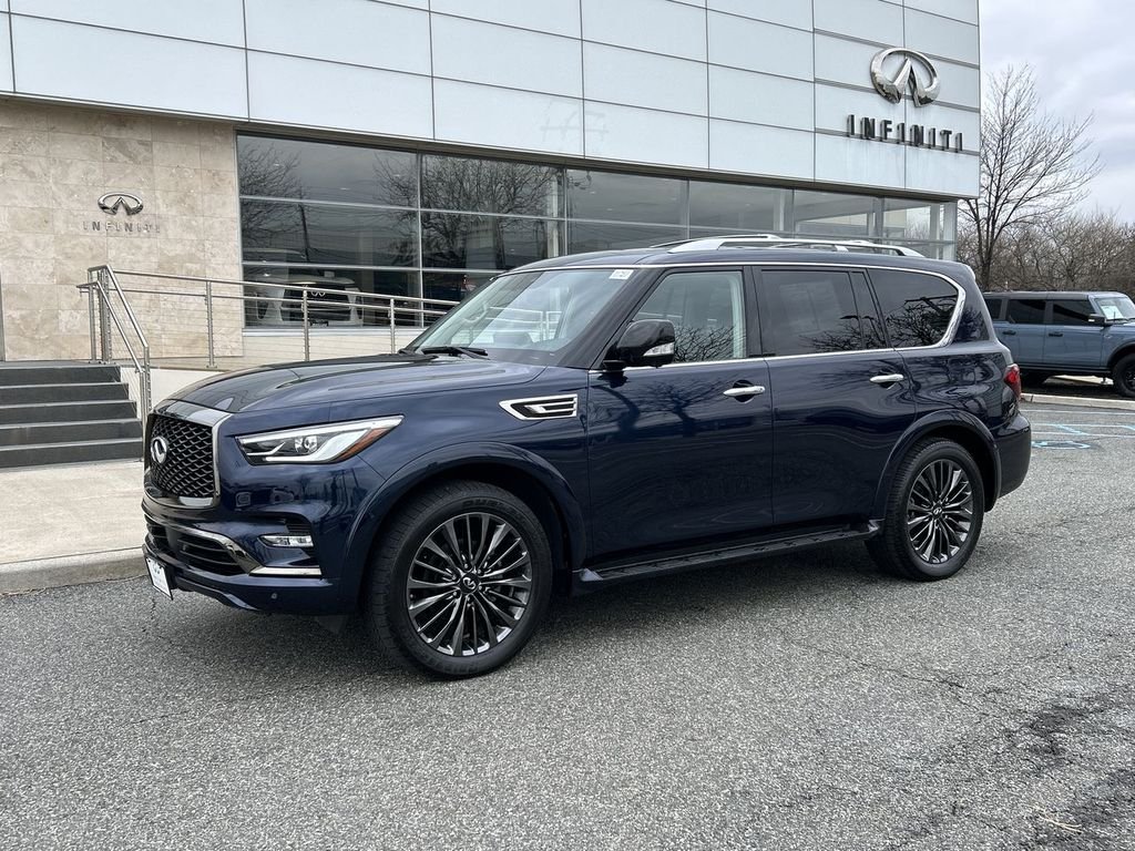 Certified Used 2023 Blue INFINITI Premium Select image 1