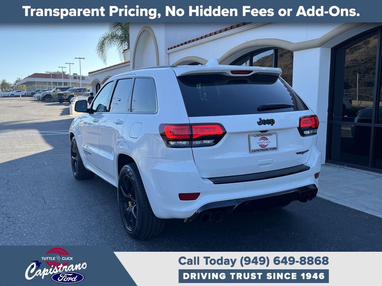 Used 2018 Bright White Clearcoat Jeep Trackhawk image 13