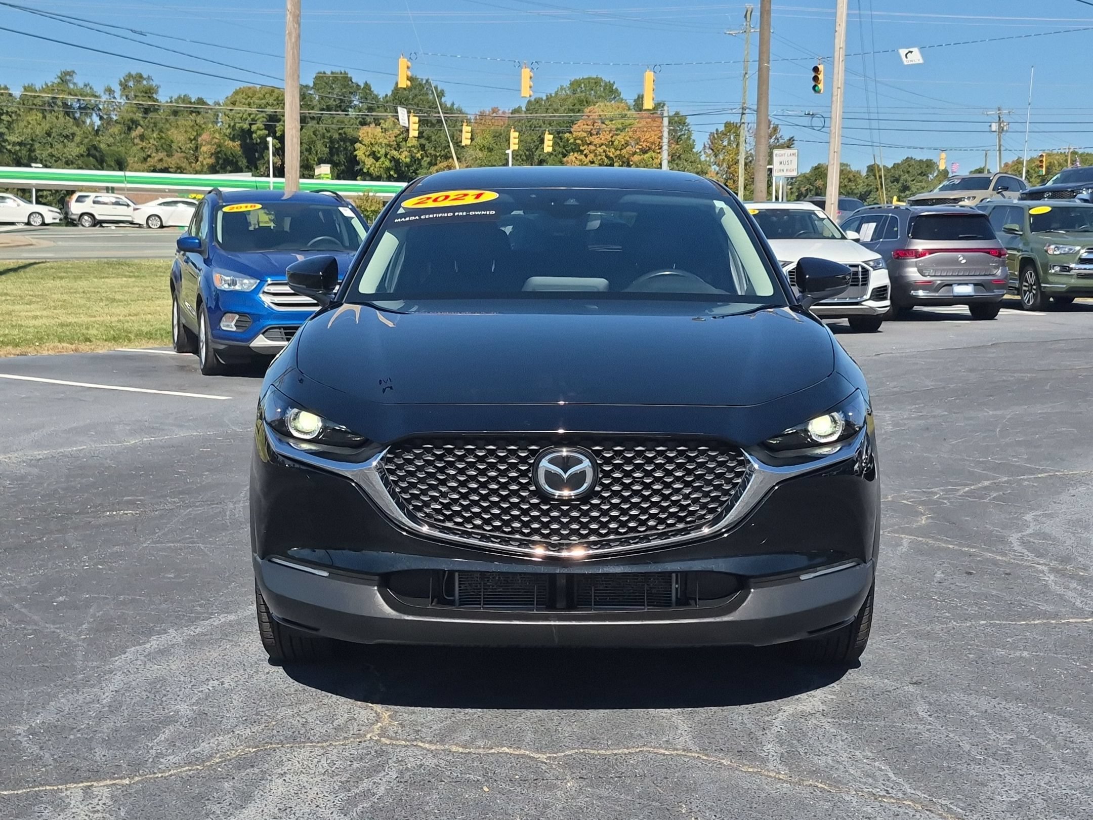 Used 2021 Jet Black Mica Mazda Select image 8