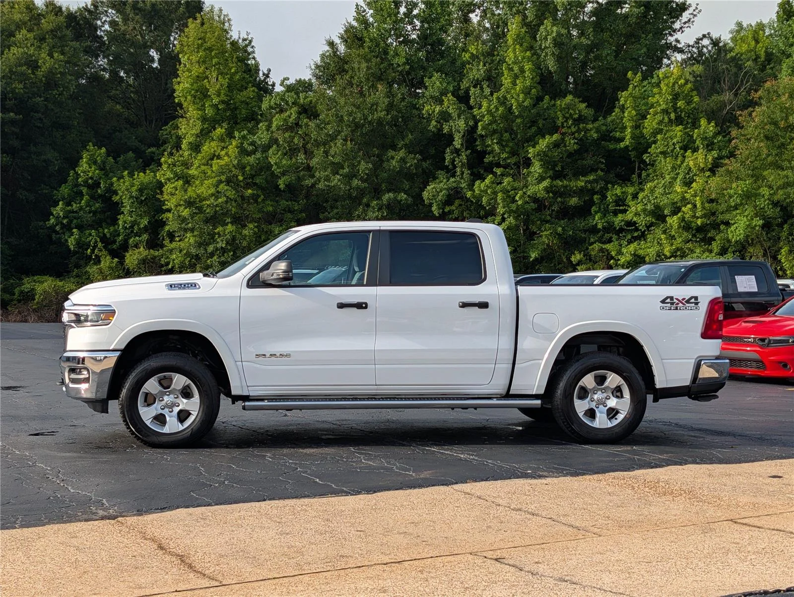 Used 2025 Bright White Clearcoat Ram Big Horn image 2