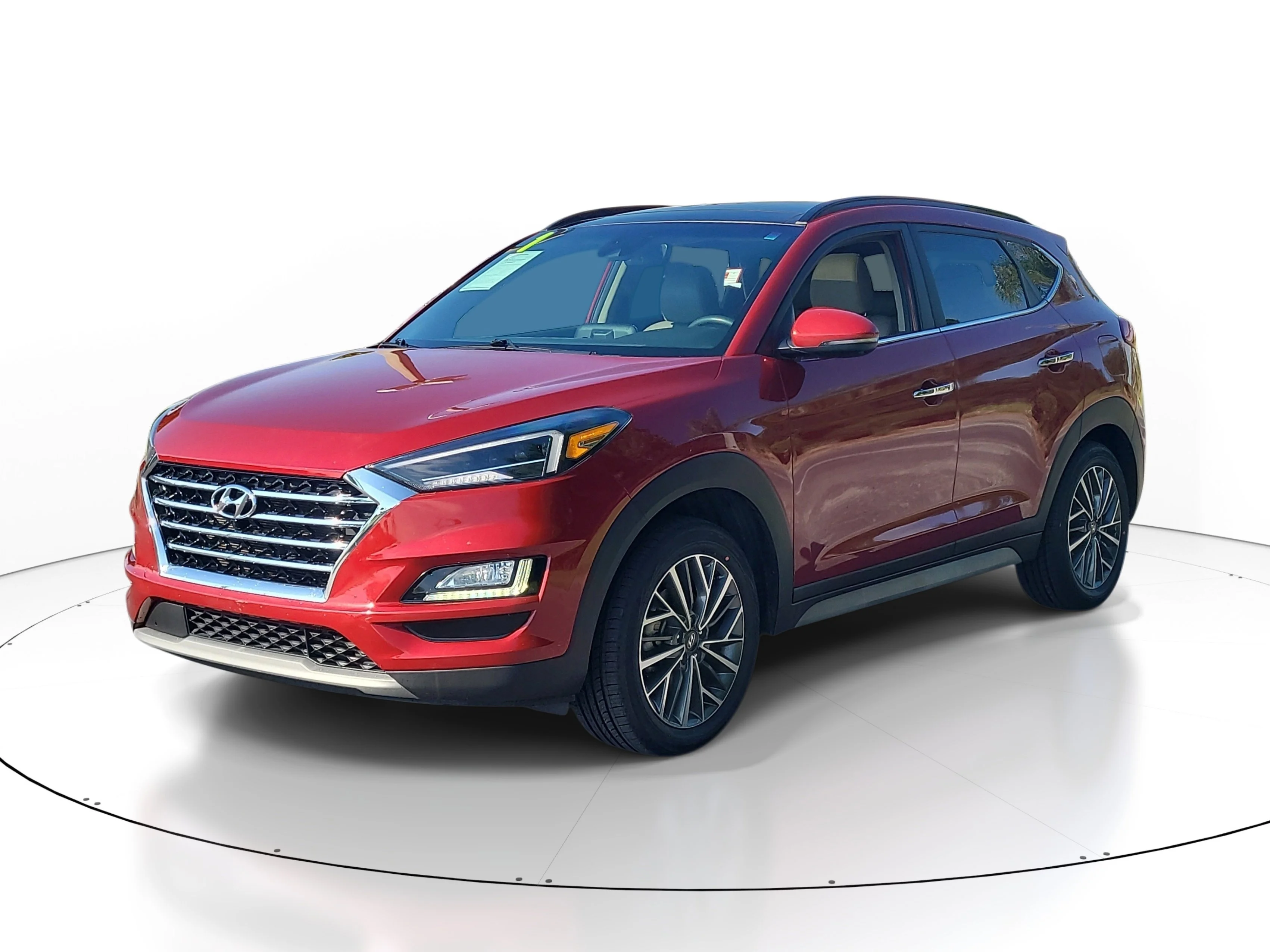 Used 2021 Red Crimson Hyundai Ultimate image 3