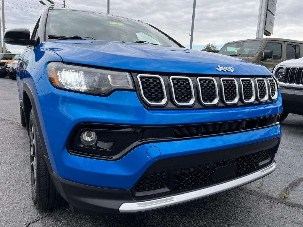 Used 2023 Laser Blue Jeep Limited image 30