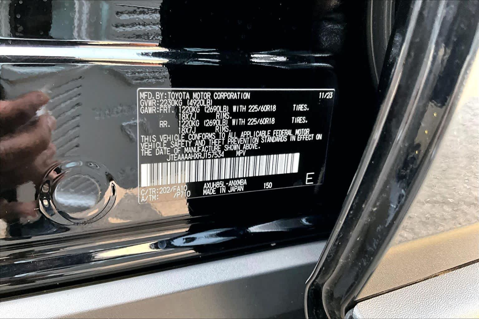 Used 2024 Black Toyota LE image 34