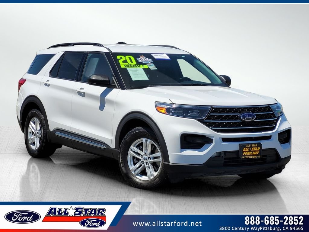 Certified Used 2020 Oxford White Ford XLT image 1