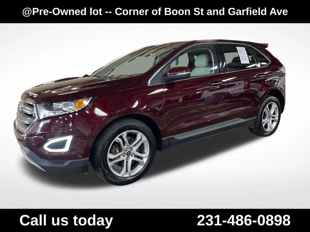 Used 2018 Red Ford Titanium image 1